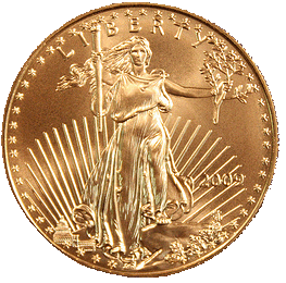 The obverse of the American Eagle. 